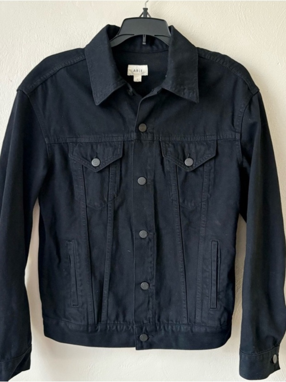 ABLE Black Denim Jean Jacket